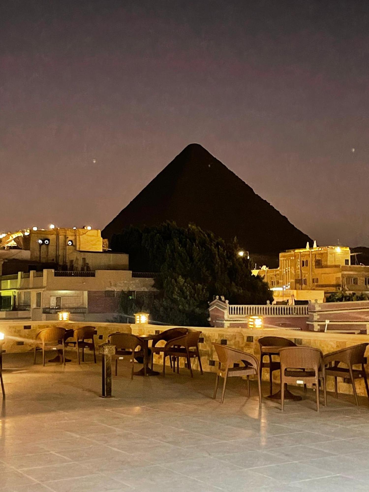 King Ali Pyramids View Inn Kafret el-Gabal Exteriör bild